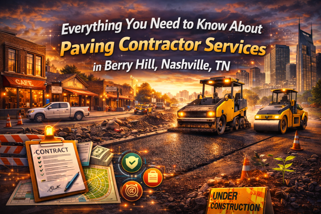 Everything You Need to Know About Paving Contractor Services in Berry Hill, Nashville, TN